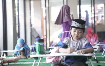Kak Jihad & Rogi Dongeng Anak di Festival Islami Masjid Jami Al Akhyar Sukabumi Utara