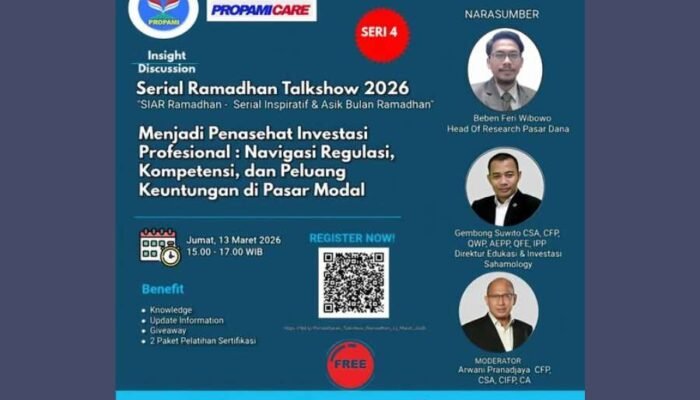PROPAMI Dorong Penguatan SDM Pasar Modal Lewat Talkshow Ramadhan 2026
