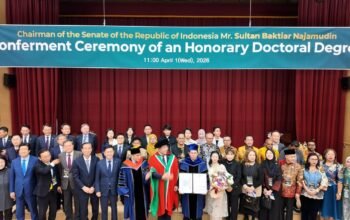 Sultan Najamudin Ketua DPD RI Digelari Dr. HC oleh KMOU