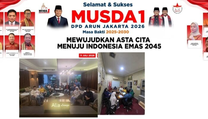 Musda Arun Jakarta 11 Juli 2026 di Hotel Gren Alia Hotel Cikini Jakarta