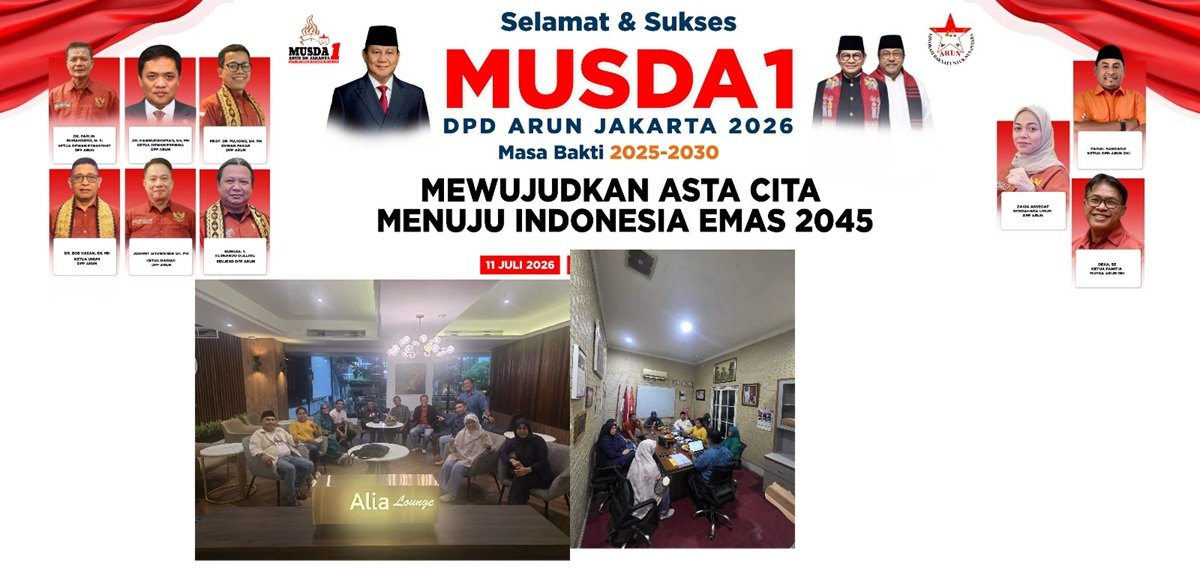Musda Arun Jakarta 11 Juli 2026 di Hotel Gren Alia Hotel Cikini Jakarta Musda Arun Jakarta 11 Juli 2026 di Hotel Gren Alia Hotel Cikini Jakarta