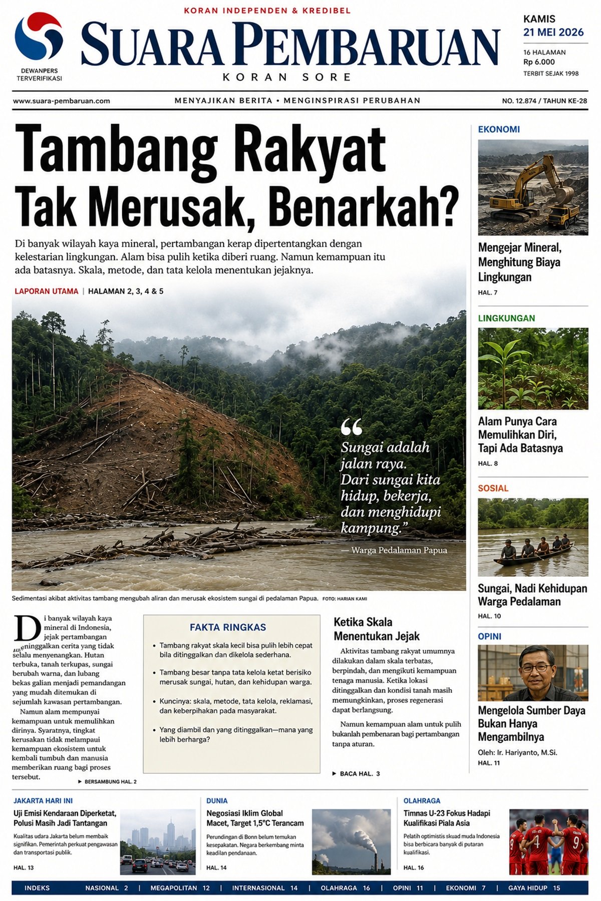 Ketika Tambang Rakyat Justru Lebih Memberi Ruang bagi Alam