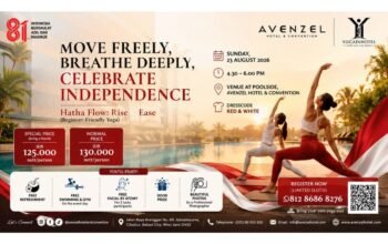 Yuk Ikut Hatha Flow, Sesi Yoga Spesial HUT RI di Tepi Kolam Cibubur