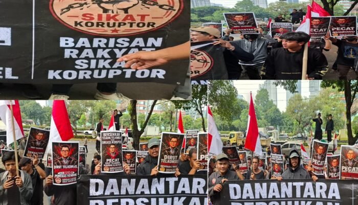 Aksi Damai Barisan Rakyat Sikat Koruptor di BPI Danantara,  Desakan Bersih-Bersih di Lingkaran BUMN